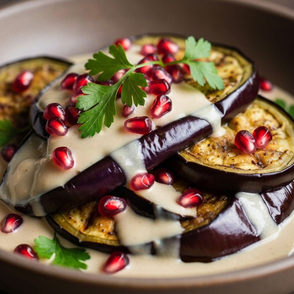 Salada de Berinjela Assada