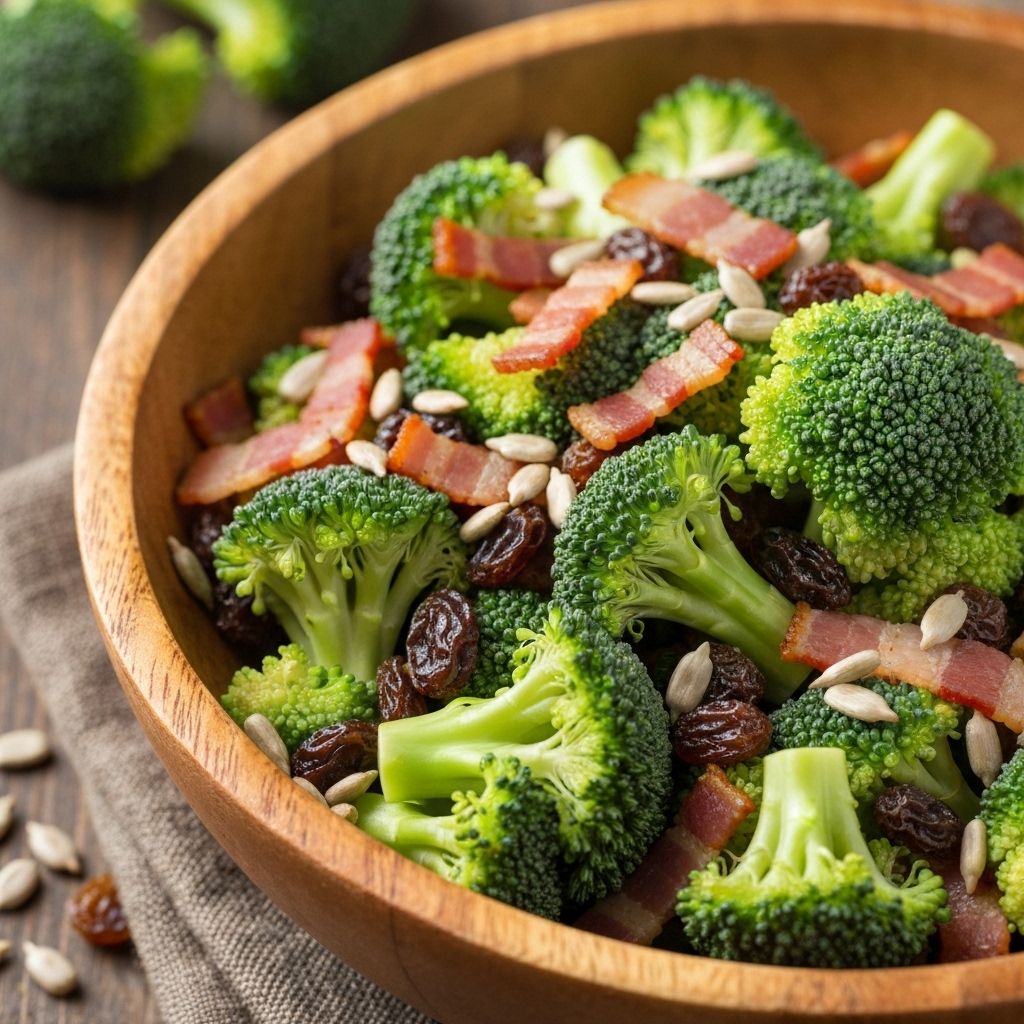 Salada de Brócolis com Bacon