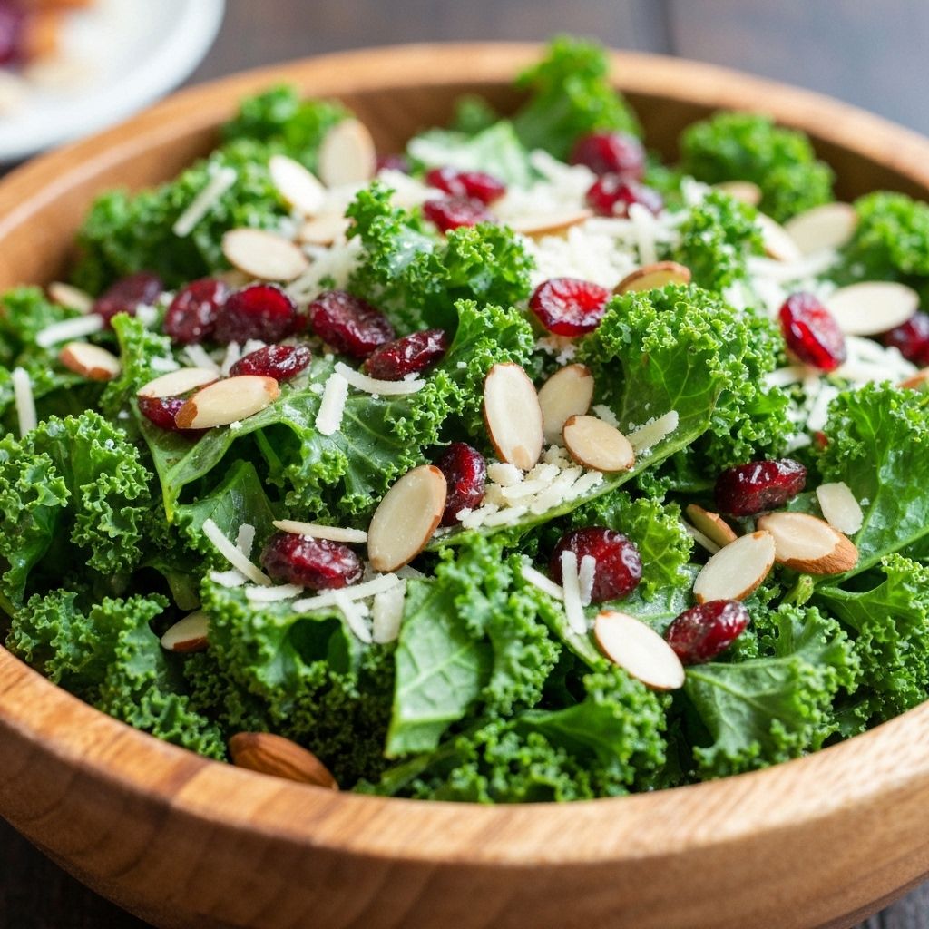 Salada de Couve com Cranberry