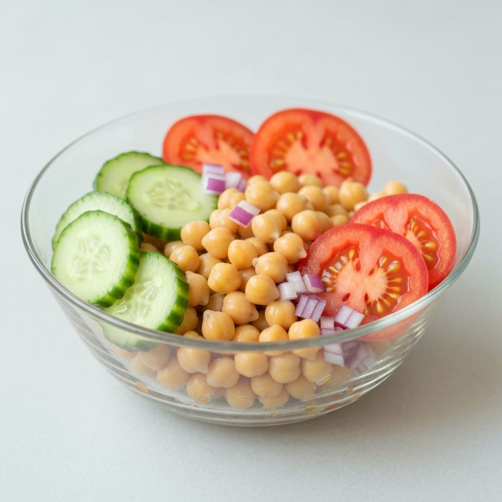 Salada de Grão-de-Bico