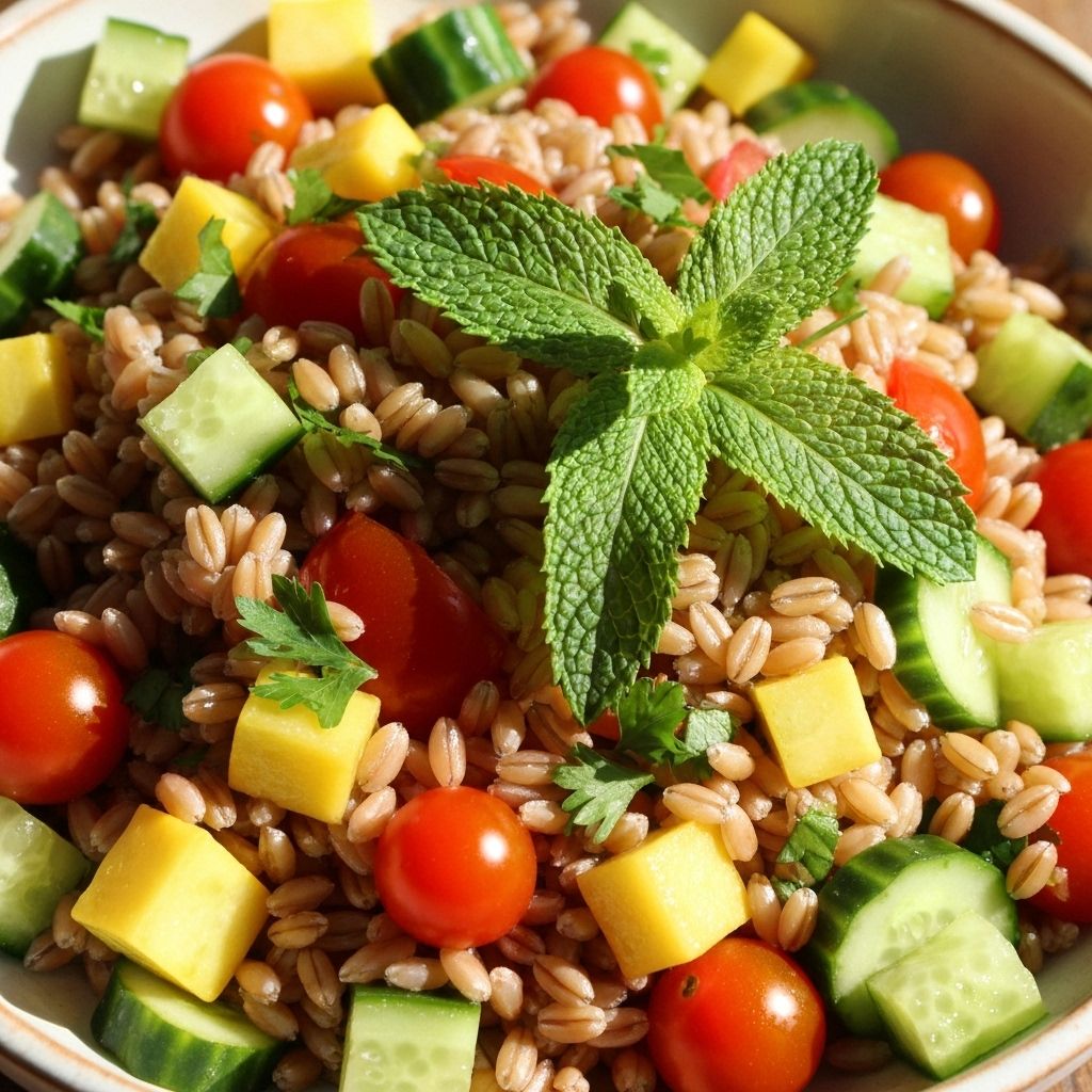 Salada de Grão de Trigo