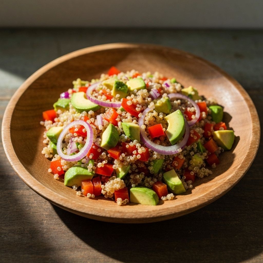 Salada de Quinoa com Abacate