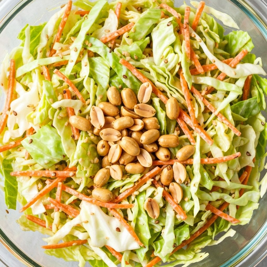Salada de Repolho Asiática